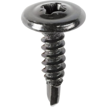 Auveco TYPE 1A DRIVE RD WS HD TEKS TAP SCREW M4.2 X 16MM BLACK, 100PK 18817